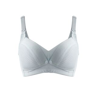 OKUS Comfy Cotton Maternity & Nursing Bra Light Grey - XL