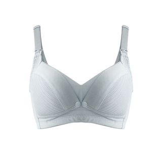 OKUS Comfy Cotton Maternity & Nursing Bra Light Grey - XXL