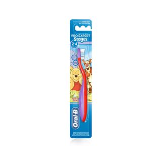 Oral-B Stages 2 Winnie the Pooh Soft Toothbrush 2-4 Years 28072 - 1 Toothbrush