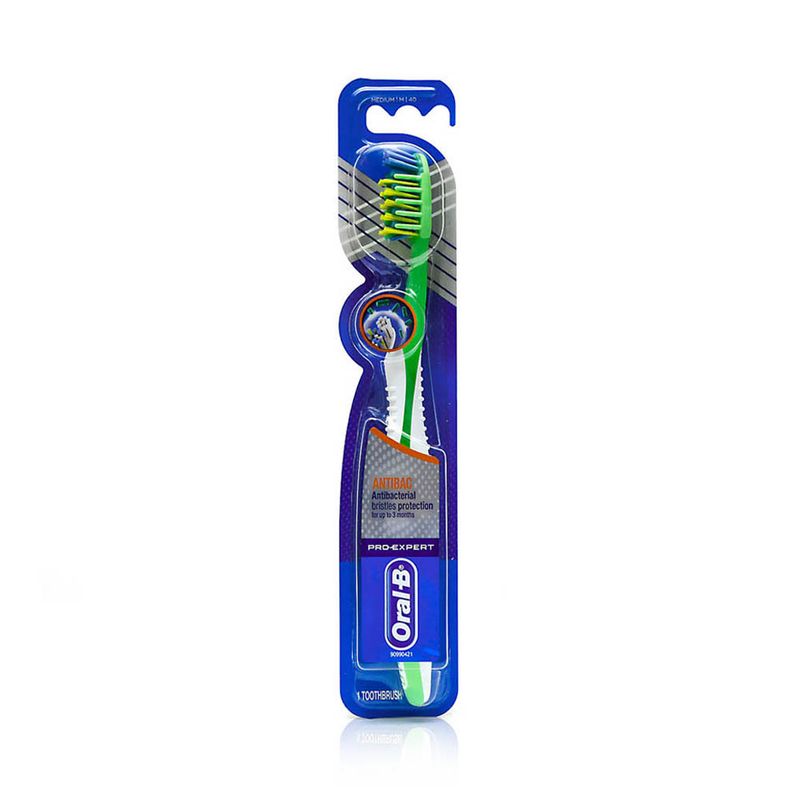 Oral-B Pro-Expert Antibacterial Medium Manual Toothbrush - 1 Toothbrush