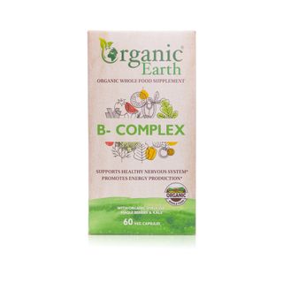 Organic Earth Whole-Food B-Complex - 60 Capsules