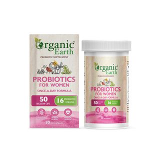 Organic Earth Probiotics for Women 50 Billion CFU - 30 Delayed-Release Capsules