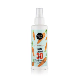 Organic Shop Sunscreen Body Lotion SPF 30 Carrot + Antioxidants - 150 ml