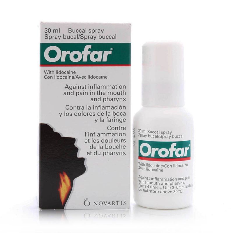 Orofar Orofar 0.2%/0.15% Oromucosal Spray, 30 ml