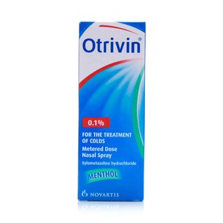 Otrivin Menthol 0.1% Metered-Dose Nasal Spray, 10 ml