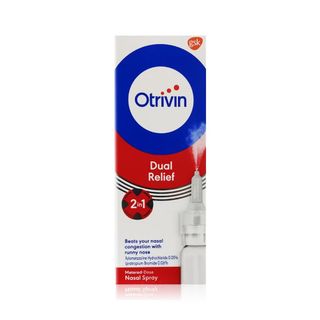 Otrivin 2-in-1 Dual Relief Xylometazoline 0.5 mg/ml + Ipratropium 0.6 mg/ml Nasal Spray - 10 ml