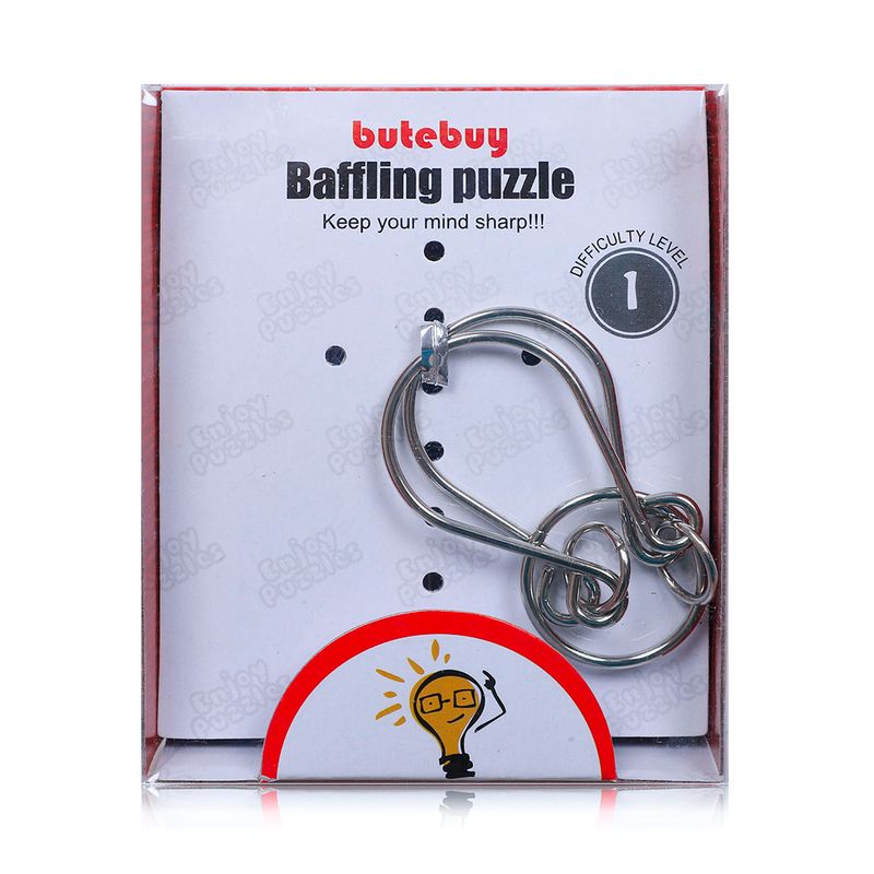ButeBuy ButeBuy Baffling Puzzle Difficulty Level 1 - 1 Metal Puzzle