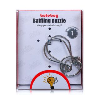 ButeBuy Baffling Puzzle Difficulty Level 1 - 1 Metal Puzzle