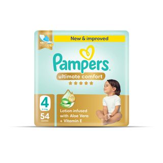 Pampers Premium Care Taped Diapers Size 4, 9-14 kg - 54 Pieces