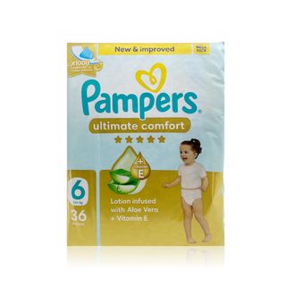 Pampers Ultimate Comfort Taped Diapers Size 6 (13+ kg) - 36 Diapers