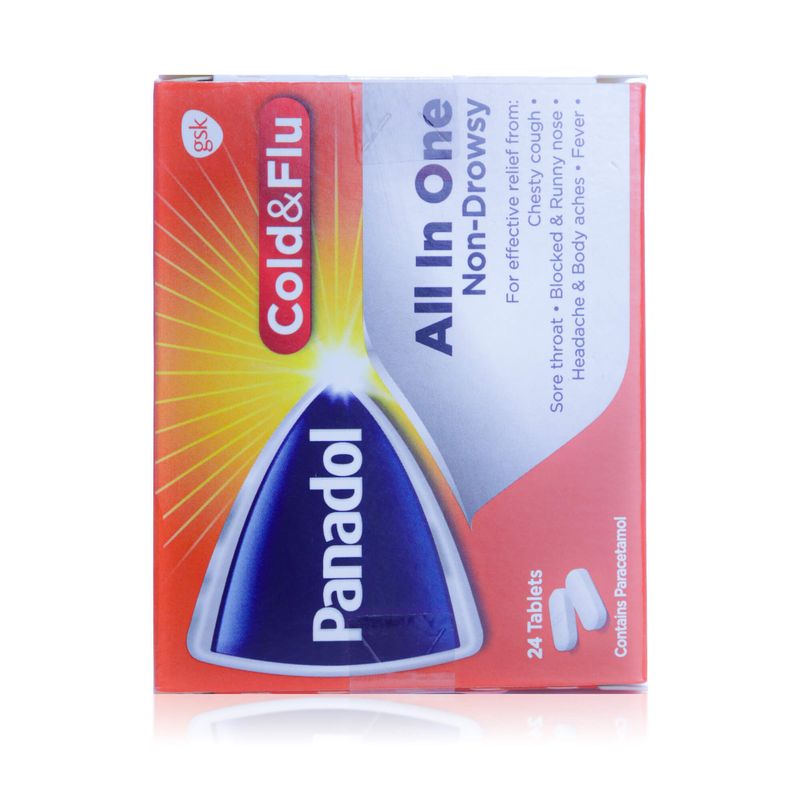 Panadol Panadol Cold & Flu All in One Film-Coated - 24 Tablets