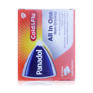 Panadol Cold & Flu All in One Film-Coated - 24 Tablets