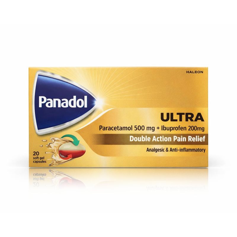 Panadol Panadol Ultra Paracetamol 500 mg + Ibuprofen 200 mg - 20 Softgels