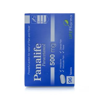 Panalife Paracetamol 500 mg Tablets - 96 Tablets