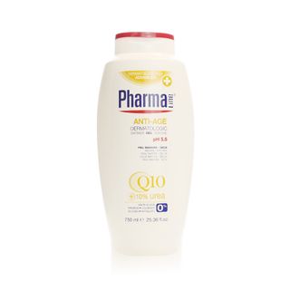 Pharmaline Anti-Age Dermatological Shower Gel with Q10 & 10% Urea - 750 ml