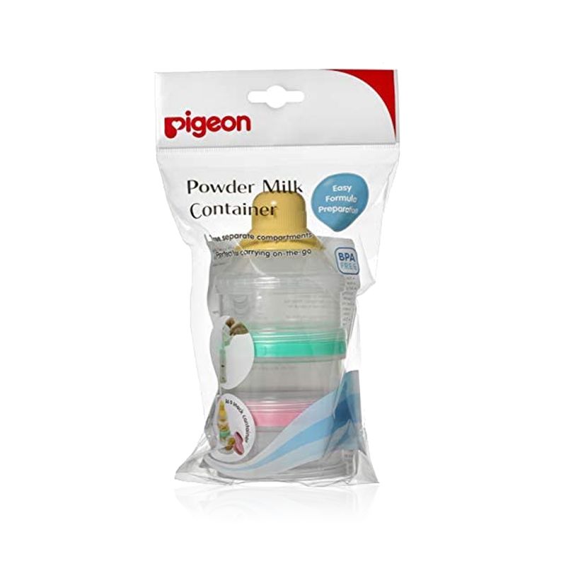 Pigeon Pigeon Milk Powder Container, 3 Compartments - 1 Container