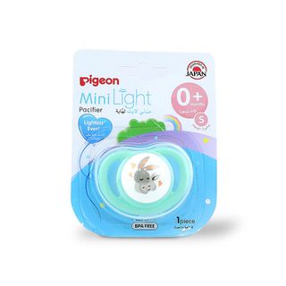 Pigeon Minilight Pacifier 0+ Months Size S - Aquamarine - 1 Piece
