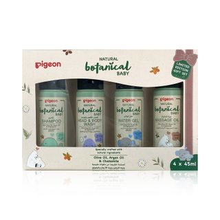 Pigeon Natural Botanical Baby Travel Set - 4 x 45 ml