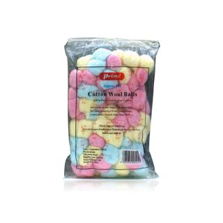 Prime Coloured Cotton Balls - 100 g