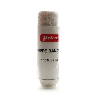 Prime Crepe Bandage 15 cm × 4.5 m, White - 1 Bandage
