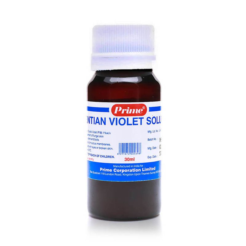 Prime Prime Gentian Violet 1% w/v Topical Solution - 30 ml