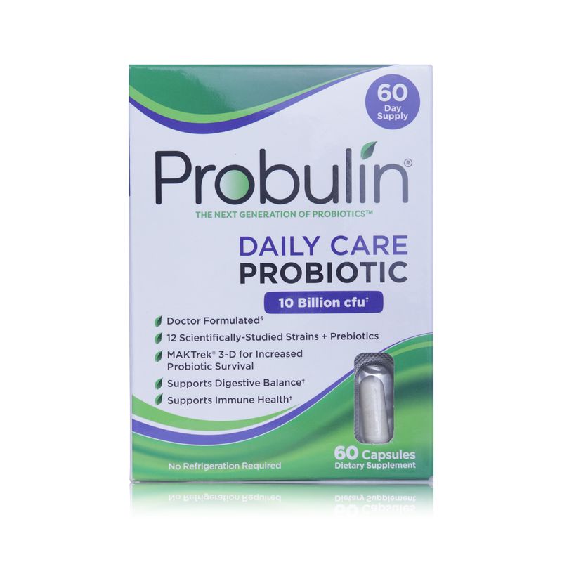 Probulin Probulin Daily Care Probiotic 10 Billion CFU - 60 Vegan Capsules