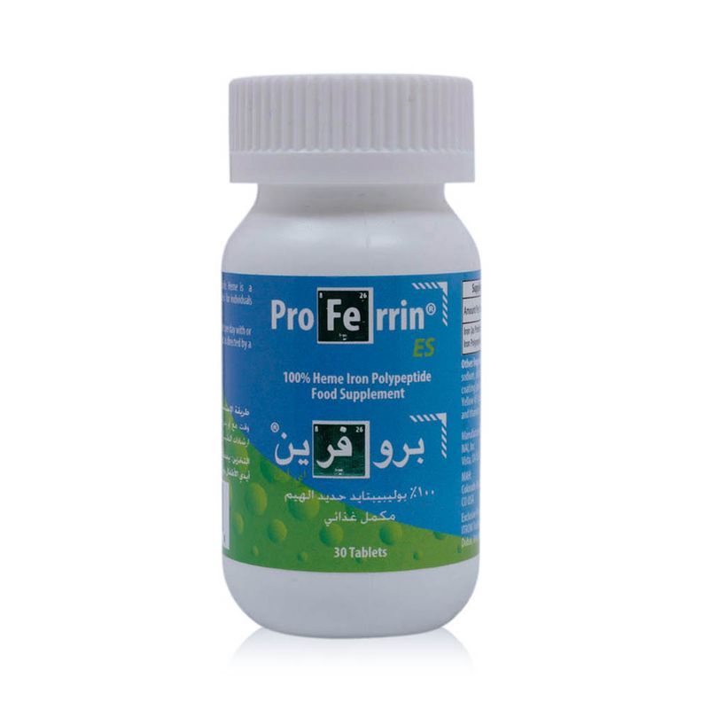 Proferrin ES Proferrin ES Heme Iron Polypeptide 10.5 mg - 30 Tablets