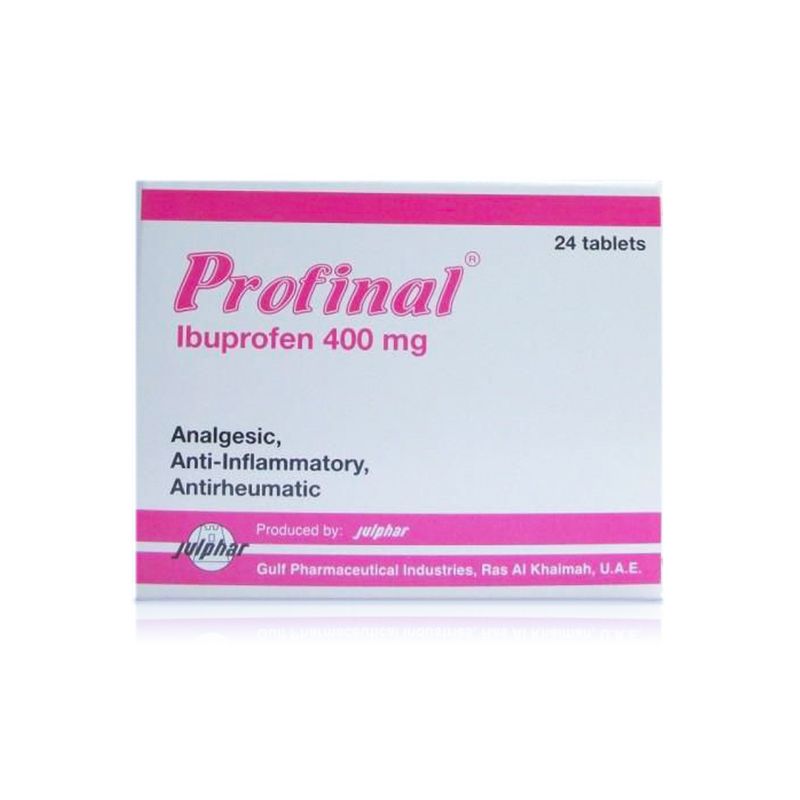 Profinal Profinal Ibuprofen 400 mg Tablets - 24 Tablets