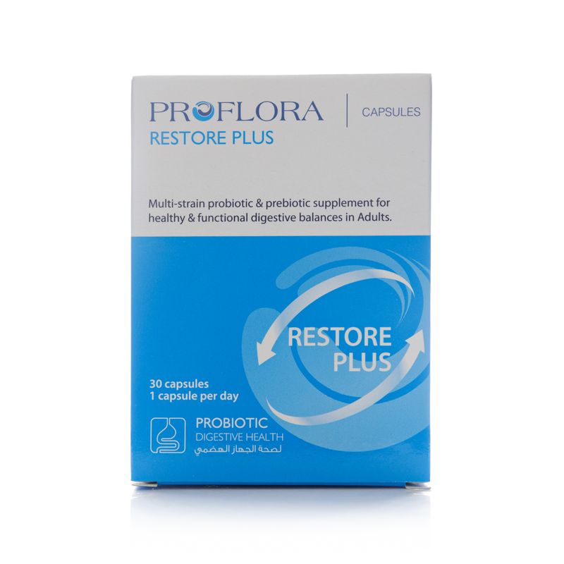 Proflora Proflora Restore Plus 15-Strain Probiotic - 30 Capsules