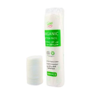 Pure Life Organic Cotton Pads - 100 Pads