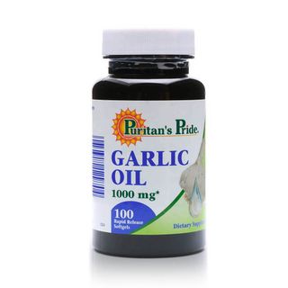 Puritan's Pride Garlic Oil 1000 mg, 100 Rapid Release Softgels