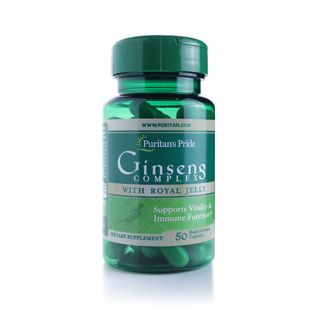 Puritan's Pride Ginseng Complex with Royal Jelly 1000 mg - 50 Capsules