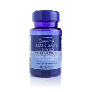 Puritan's Pride One Per Day Hair, Skin & Nails Formula - 30 Capsules