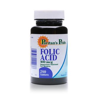 Puritan's Pride Folate 666 mcg DFE (400 mcg Folic Acid), 250 Tablets