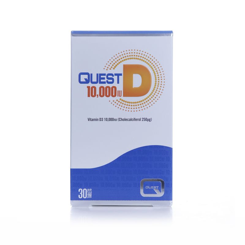 Quest Quest D Vitamin D3 10,000 IU - 30 Tablets