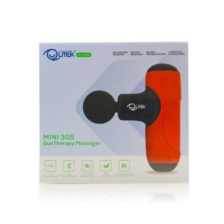 Qutek GunTherapy MINI 306 Percussion Massager, Red - 1 Device