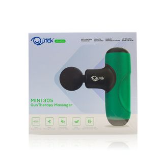 Qutek GunTherapy MINI 305 Percussion Massager, Green - 1 Device