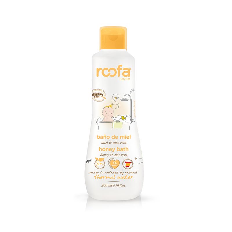 Roofa Spain Baby Honey Bath Gel - 200 ml