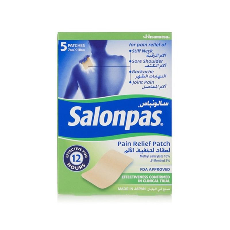 Salonpas Salonpas Pain Relieving Ultra Thin Patches, 5 Patches