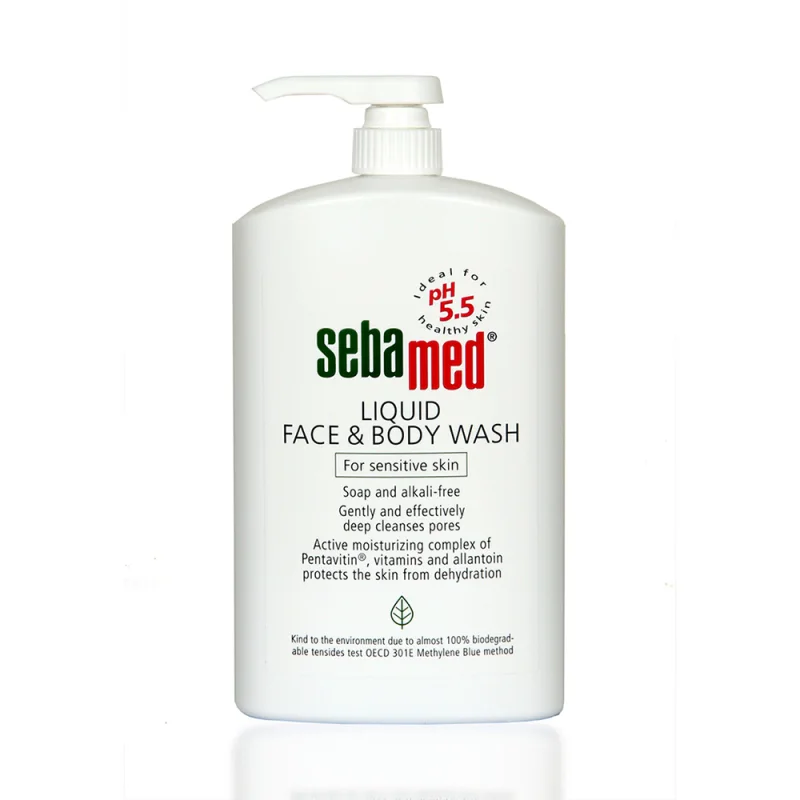 Sebamed Liquid Face & Body Wash pH 5.5 - 1000 ml