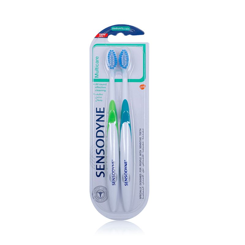 Sensodyne Multi Care Medium Toothbrush 1+1 Free - 2 Toothbrushes
