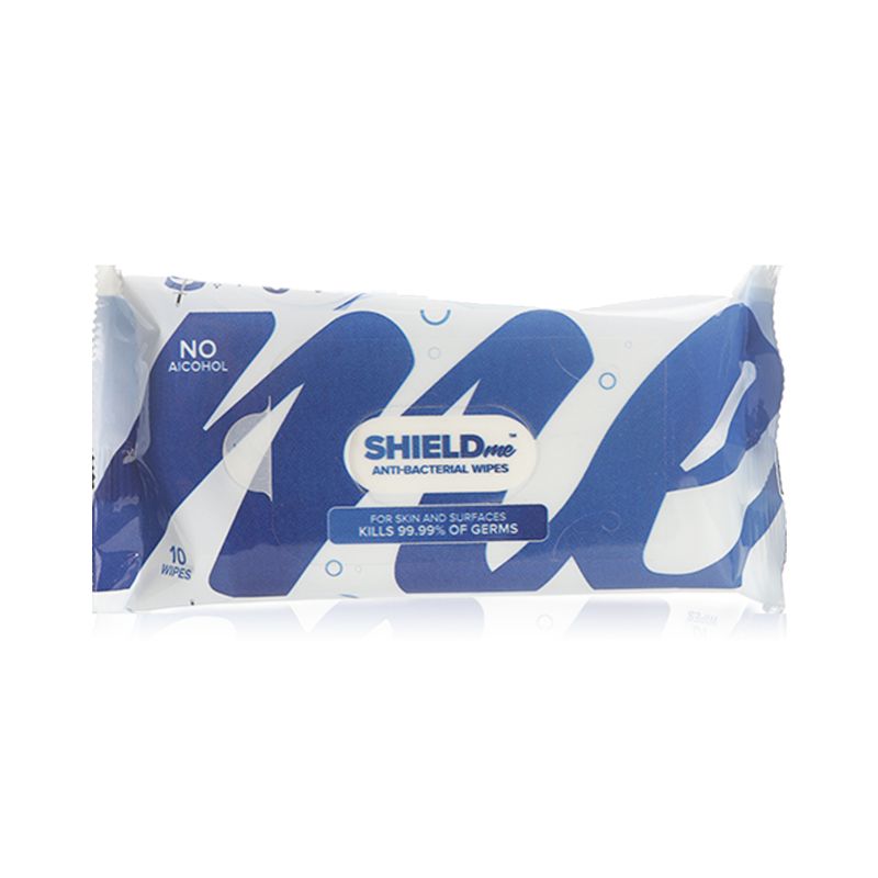 SHIELDme Shield Me Alcohol-Free Multiuse Antibacterial Wipes - 10 Wipes