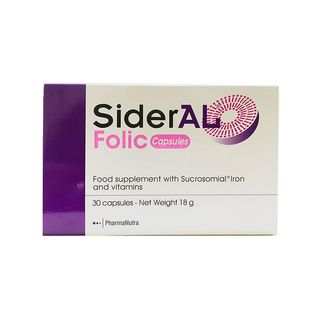 SiderAL Folic 18 mg - 30 Capsules