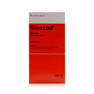 Sinecod Butamirate Citrate 7.5 mg/5 ml Syrup - 200 ml