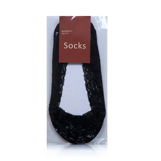 Black Dantel Socks - 1 Pair