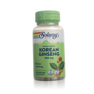 Solaray Korean Ginseng Root 550 mg - 50 VegCaps