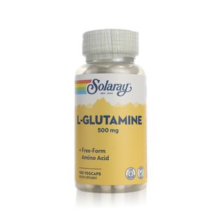 Solaray L-Glutamine Free Form 500 mg - 100 VegCaps