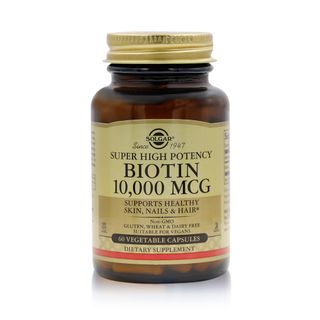 Solgar Biotin 10,000 mcg - 60 Vegetable Capsules