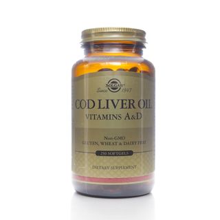 Solgar Cod Liver Oil Vitamins A & D - 250 Softgels