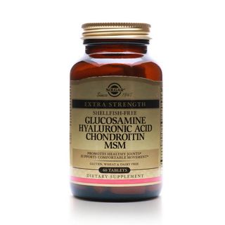 Solgar Glucosamine Hyaluronic Acid Chondroitin MSM, 60 Tablets